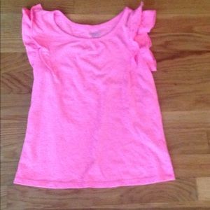 Pink short sleeve shirt